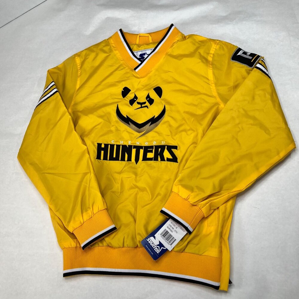 Chengdu Hunters Yellow Starter Jacket S Polyester Fan Gear Esports Apparel